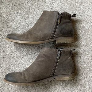 Franco Sarto Leather Ankle Booties